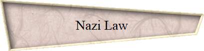 Nazi Law