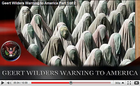 geert wilders warning to America