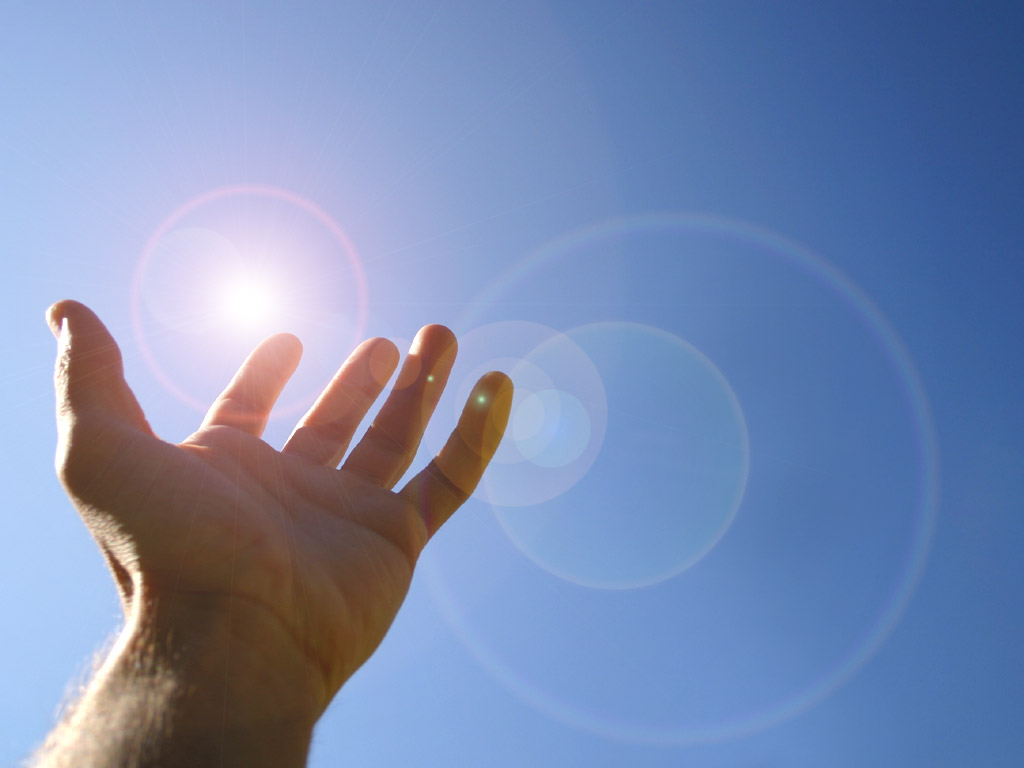 divine reaching